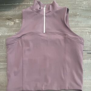 Gold Hinge Plum Day to Night Quarter Zip Top - Small